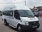 Бесплатный автобус Genser в пункт аренды автомобилей АрендаАвто-лсз на Новорязанском шоссе